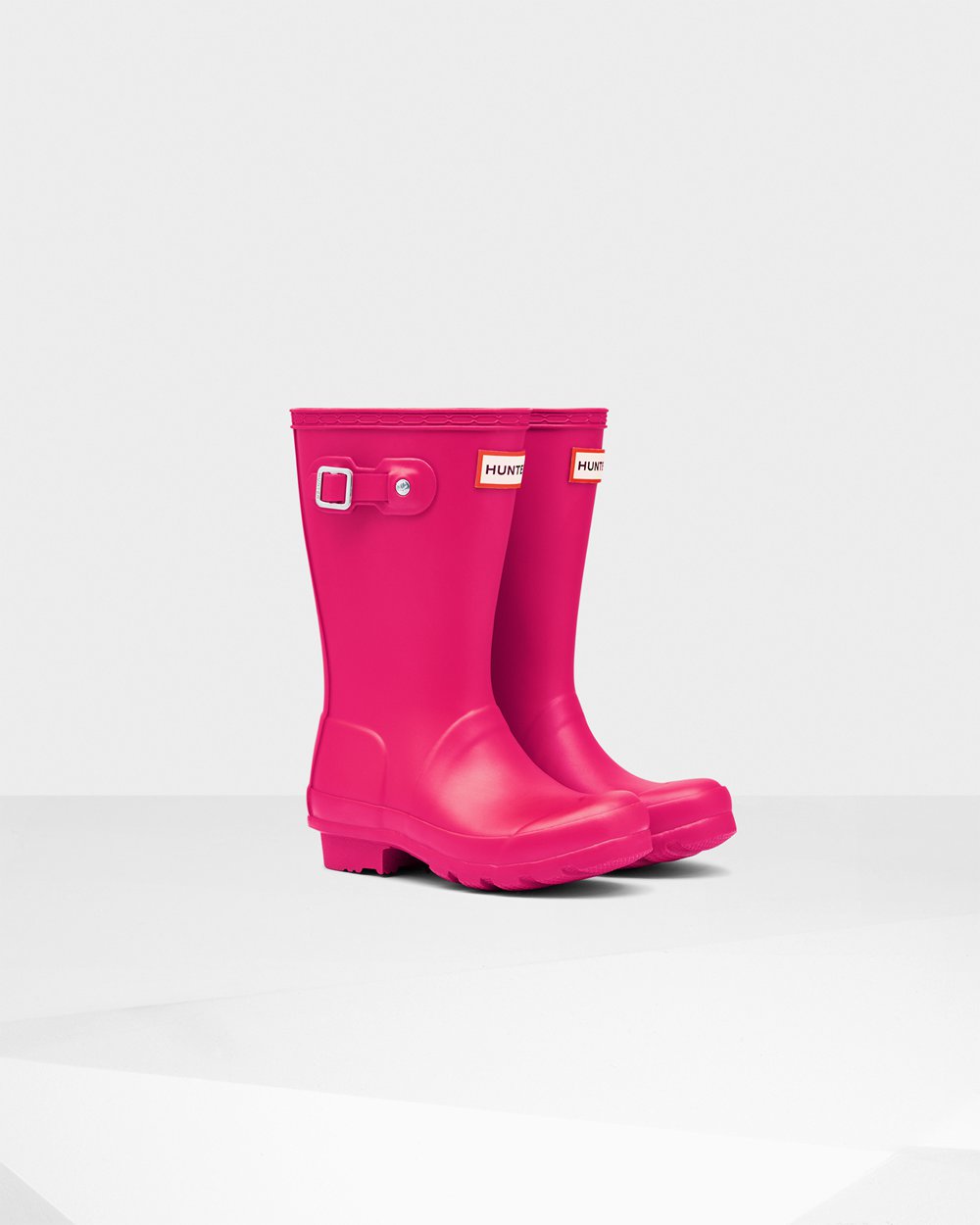 Bottes de Pluie Hunter Original Grands Enfant Rose Clair HNCTRJM-14